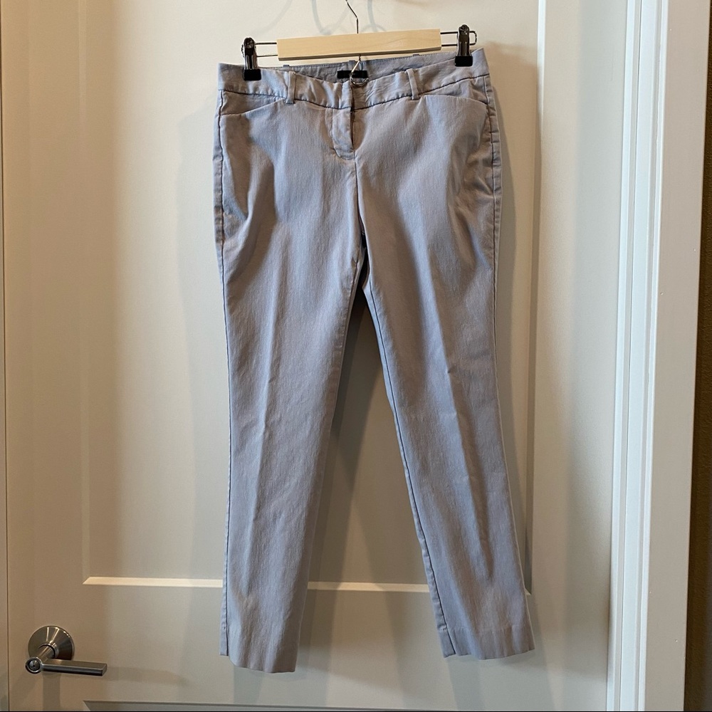 Light grey slimy fit dress pants